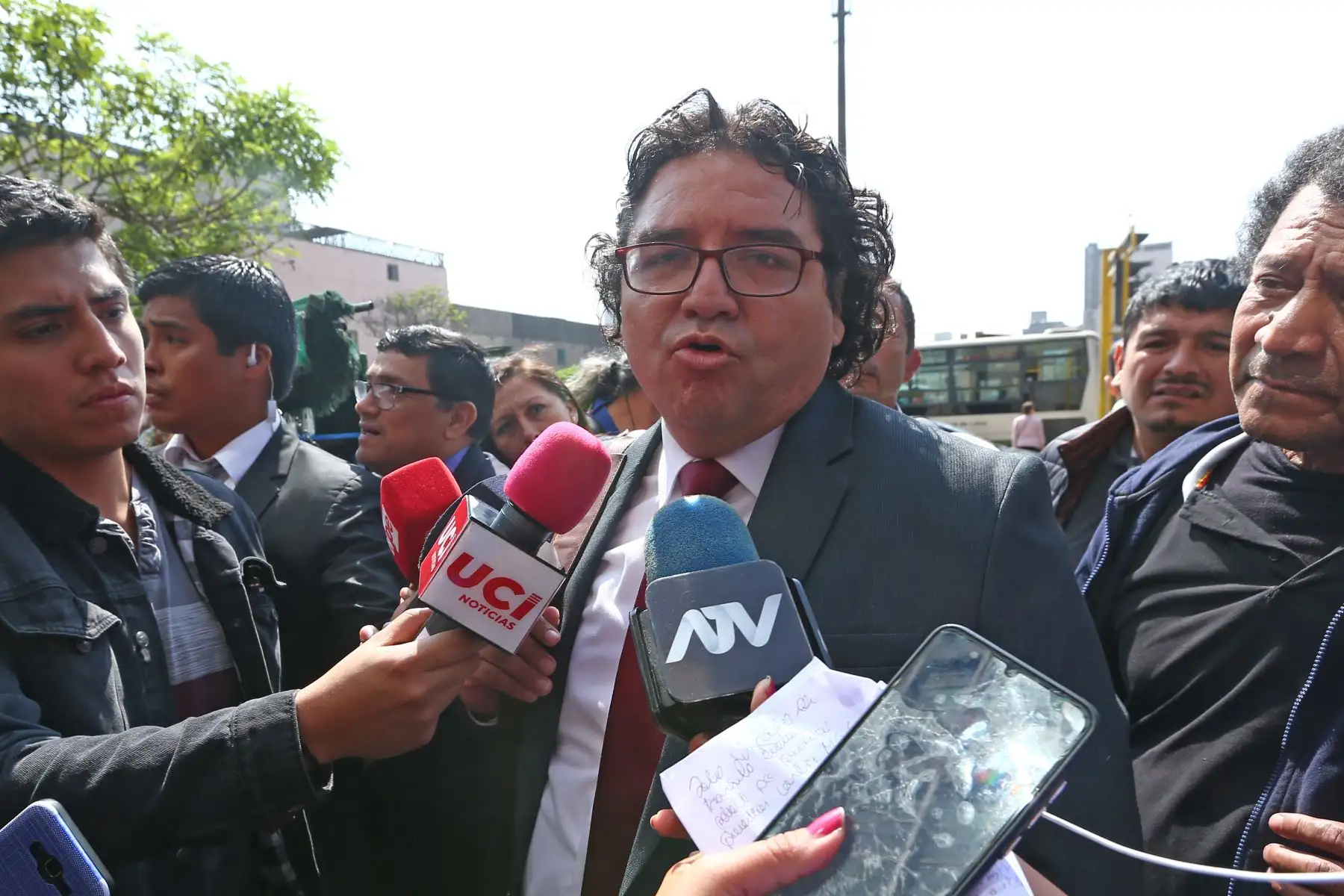 Giancarlo Gereda, abogado defensor de Melissa Gonzales Gagliuffi. Foto: ANDINA/Melina Mejía