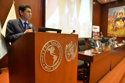 El titular del Ministerio de Desarrollo e Inclusión Social (Midis), Jorge Meléndez, participó en una actividad conmemorativa por el octavo aniversario del programa social Pensión 65.