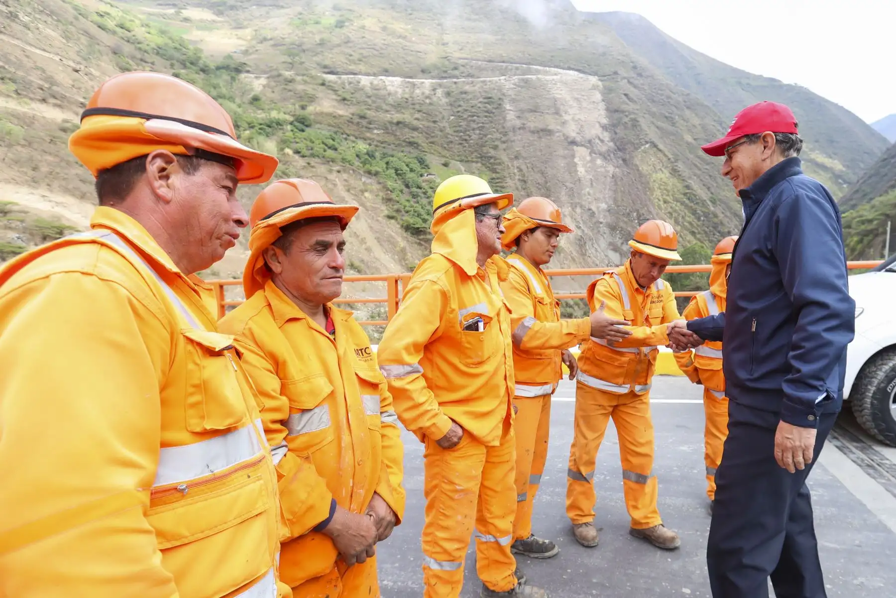 Presidente Vizcarra, Inaugura el puente Tingo, principal vía de acceso a la ciudad de Cajamarca. Foto: ANDINA/ Prensa Presidencia