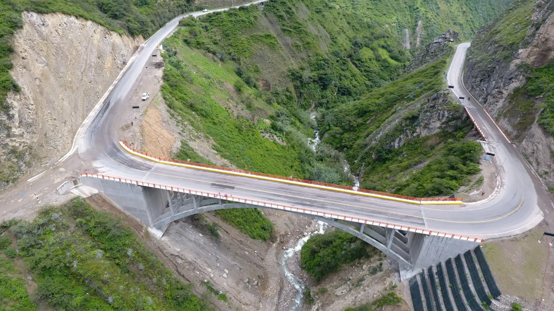 Presidente Vizcarra, Inaugura el puente Tingo, principal vía de acceso a la ciudad de Cajamarca. Foto: ANDINA/ Prensa Presidencia