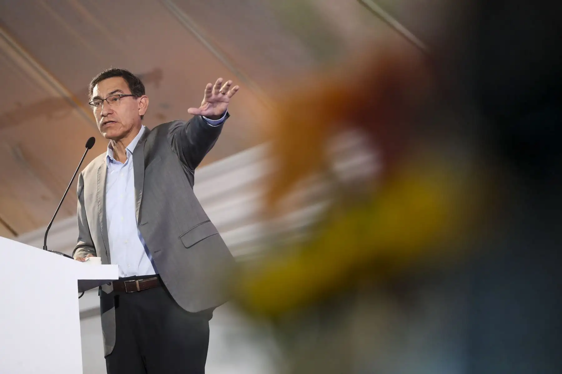 Presidente de la República, Martín Vizcarra, asiste a la clausura del I GORE Digital para la Integridad. Foto: ANDINA/ Prensa Presidencia