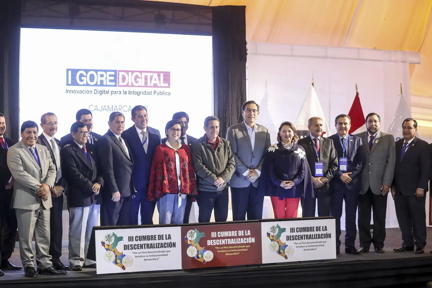 Presidente de la República, Martín Vizcarra, asiste a la clausura del I GORE Digital para la Integridad. Foto: ANDINA/ Prensa Presidencia
