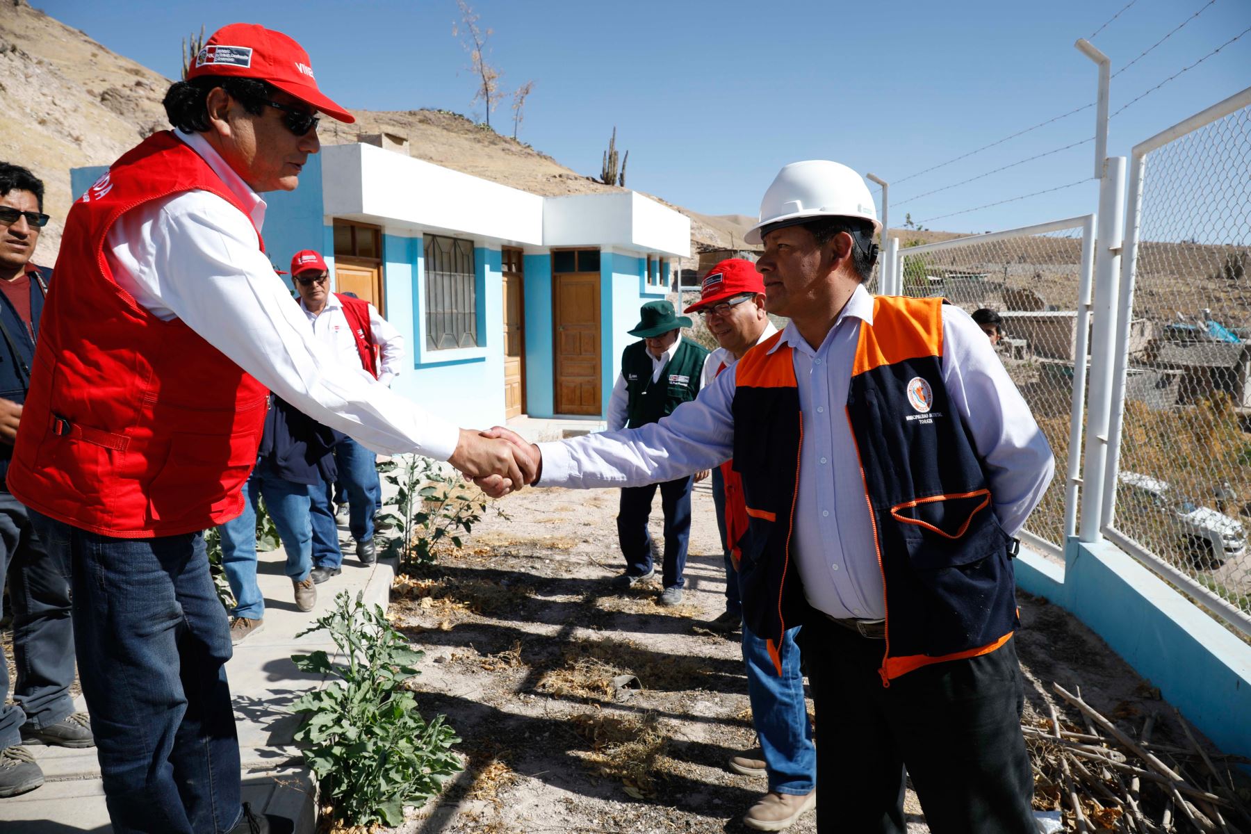 Planta de tratamiento de agua portátil entrará en funcionamiento en comunidad de Tumilaca, en Moquegua, anuncia el Ministerio de Vivienda. ANDINA/Difusión