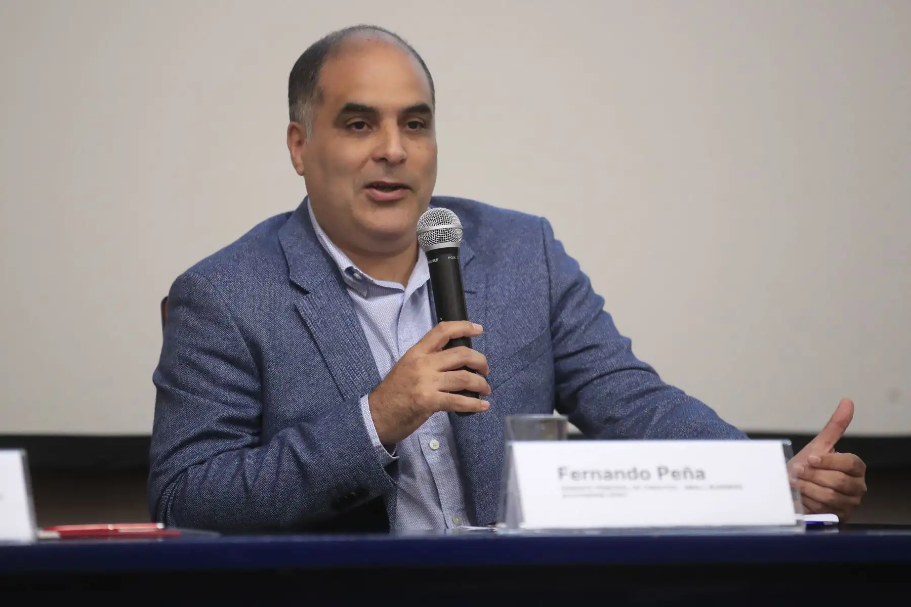 Presentación de Reportes Digitales por parte de SUNAT.  Fernando Peña, gerente de créditos Scotiabank.

Foto: ANDINA/Juan Carlos Guzmán Negrini