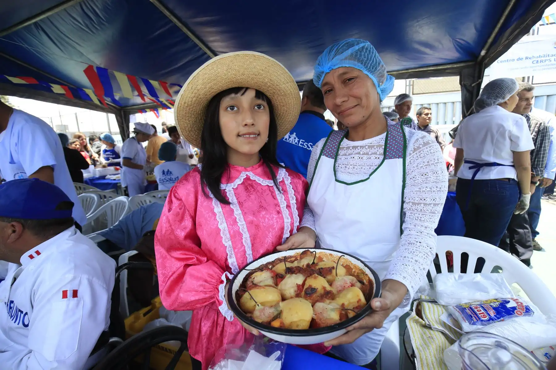 ESSALUD realizó por cuarto año consecutivo el IV Festival  Gastronómico Inclusivo Misturita 2019 en el distrito de La Victoria.      


Foto: Andina/Juan Carlos Guzmán Negrini