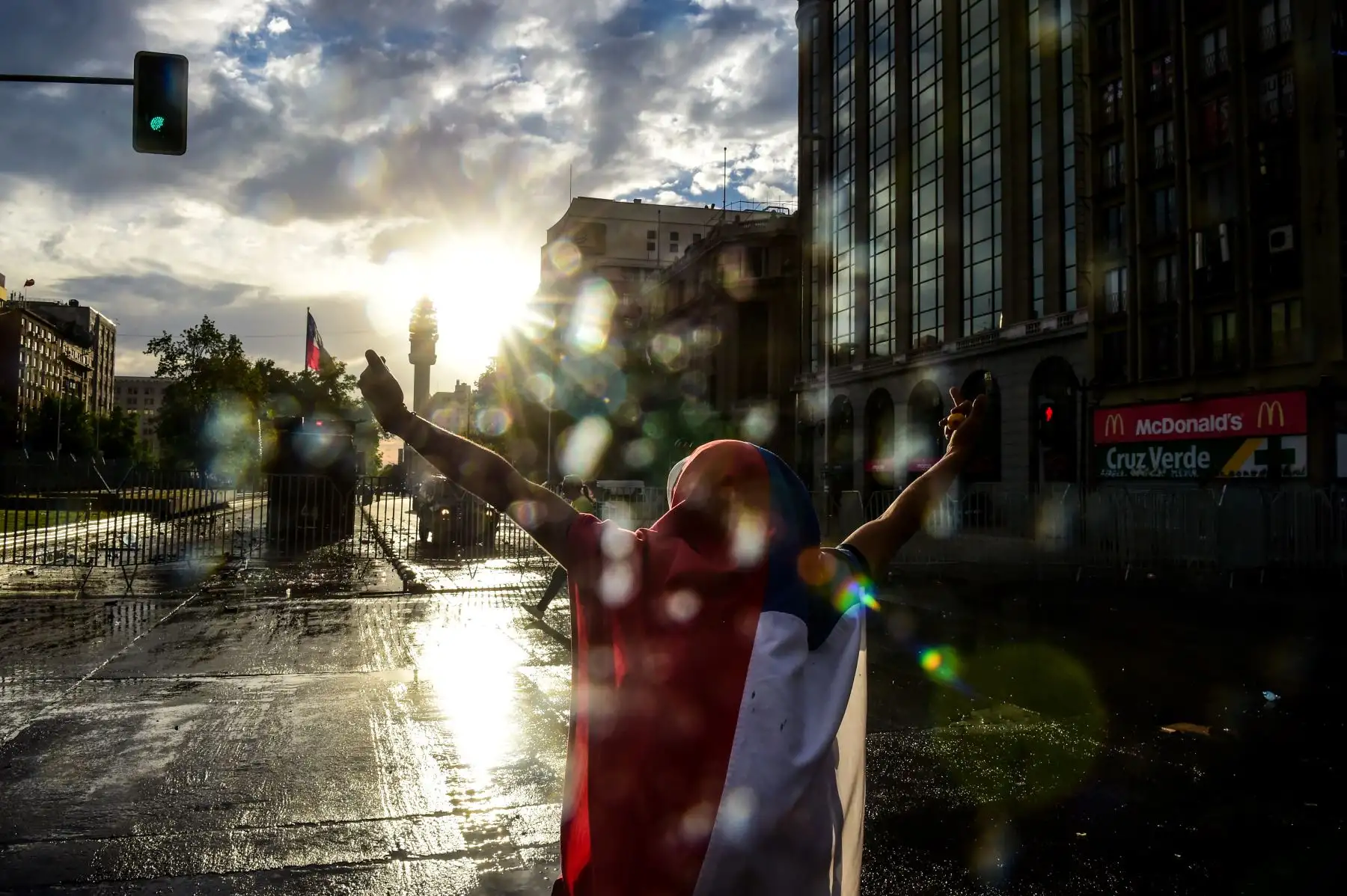 Marcha en Santiago de Chile congrega a casi un millón de protestantes ante crisis social. Foto: AFP