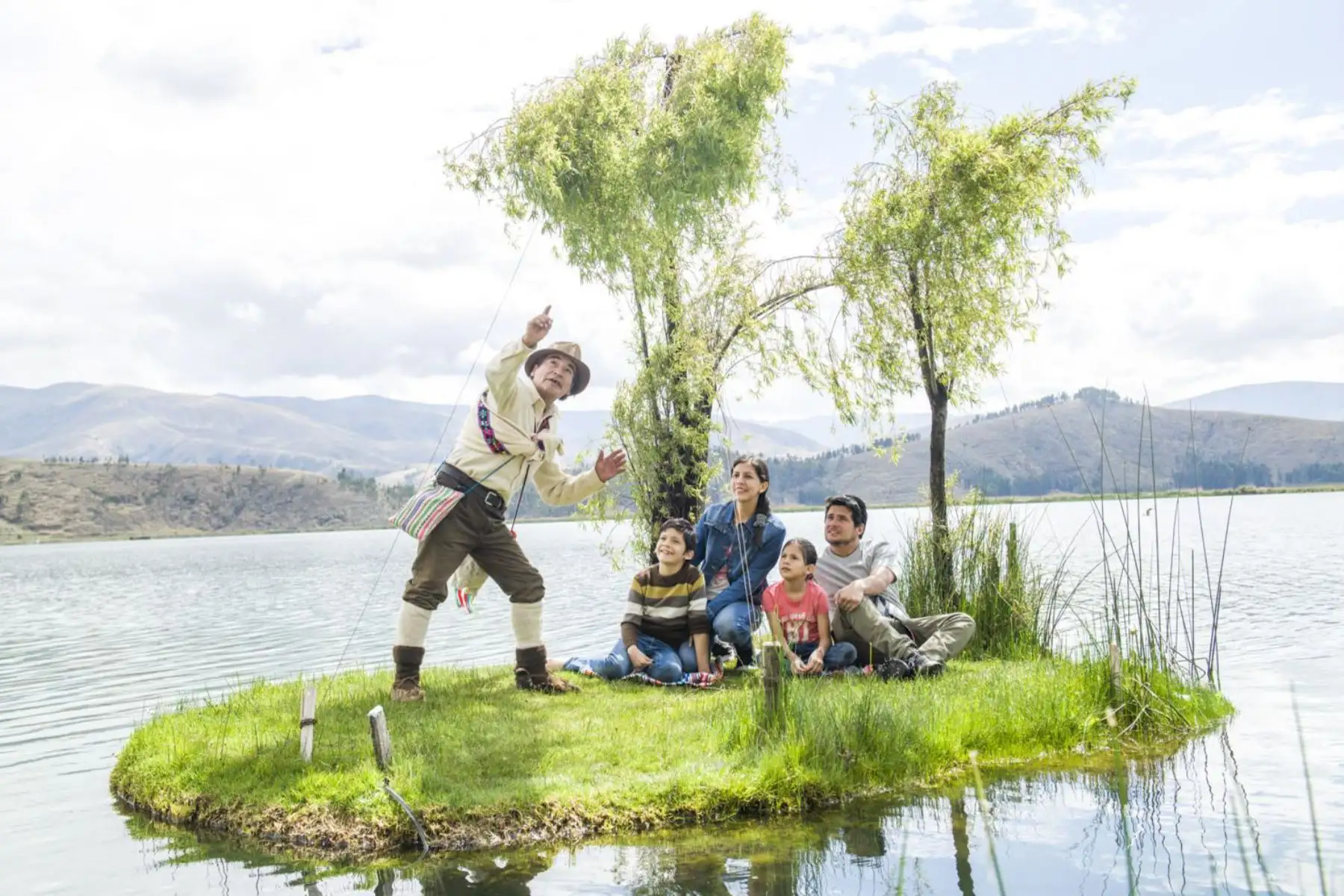 Laguna de Paca en la región Junín
