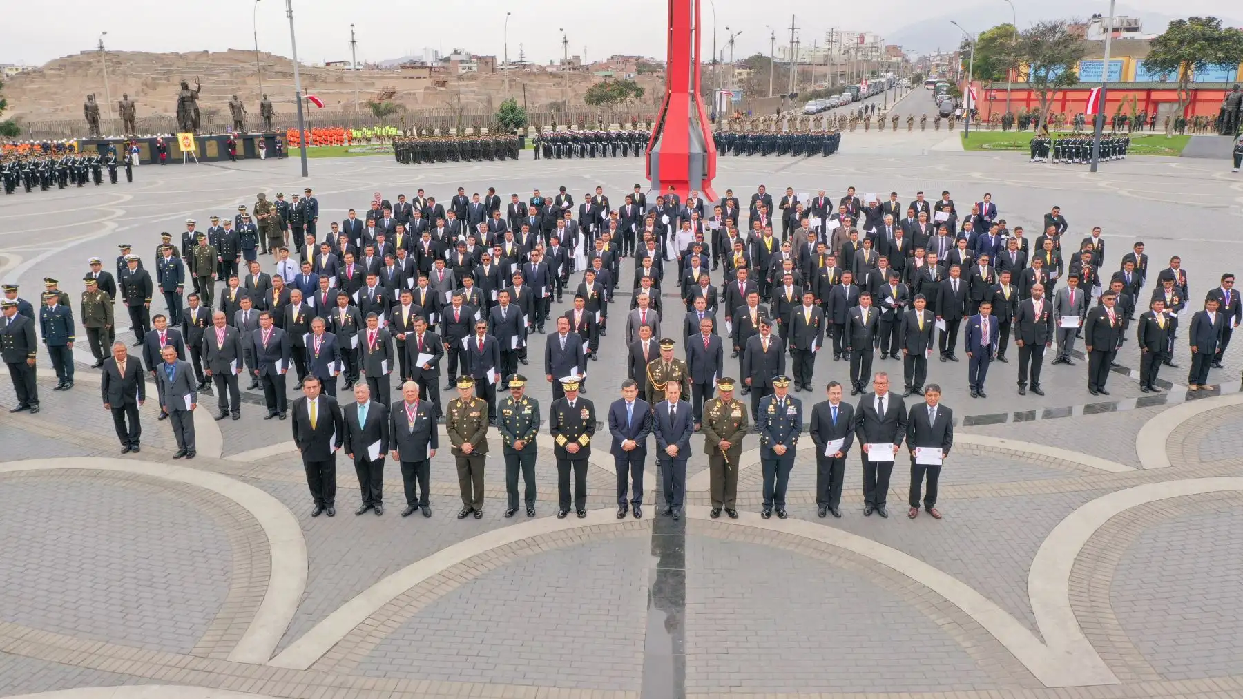 Ceremonia por el Día del Veterano de Guerra y de la Pacificación Nacional. Foto: ANDINA/Mindef