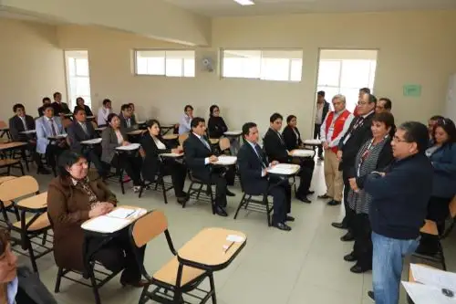 Contralor Nelson Shack en proceso de evaluación de nuevos auditores. Foto: Difusión.