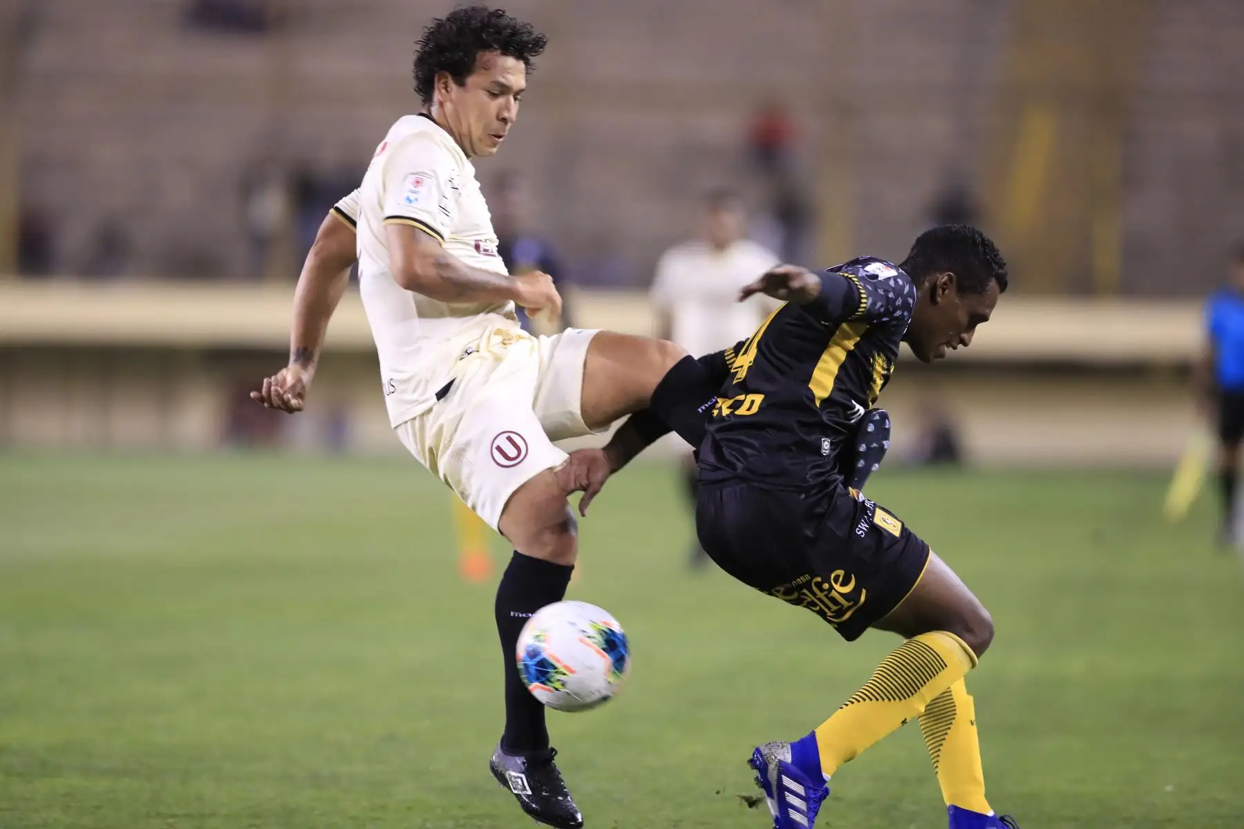 Universitario de Deportes se enfrenta al Deportivo Cantolao.

Foto: ANDINA/Juan Carlos Guzmán Negrini