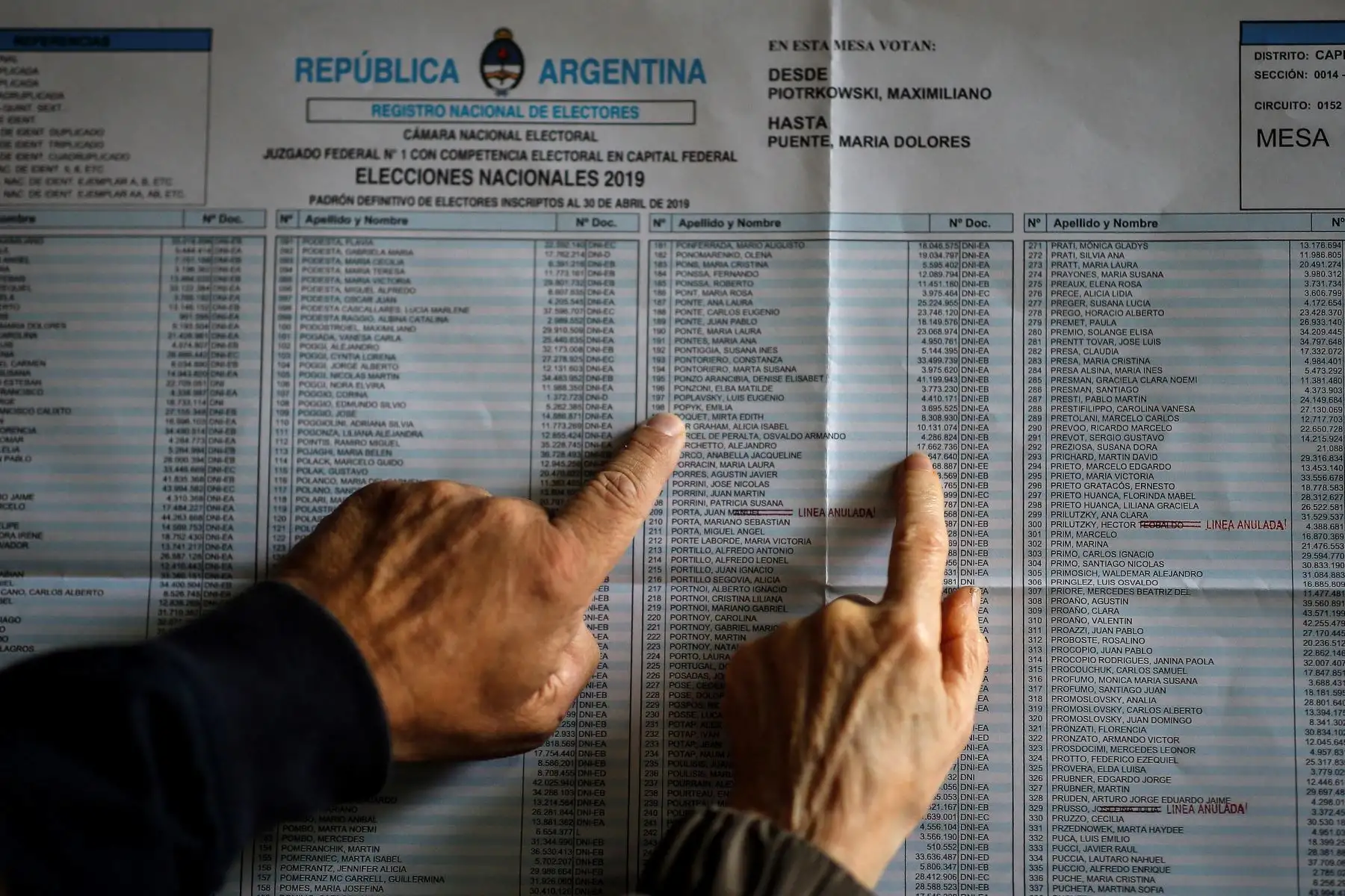 Inicia votación en Argentina para elegir a nuevo presidente. Foto: EFE