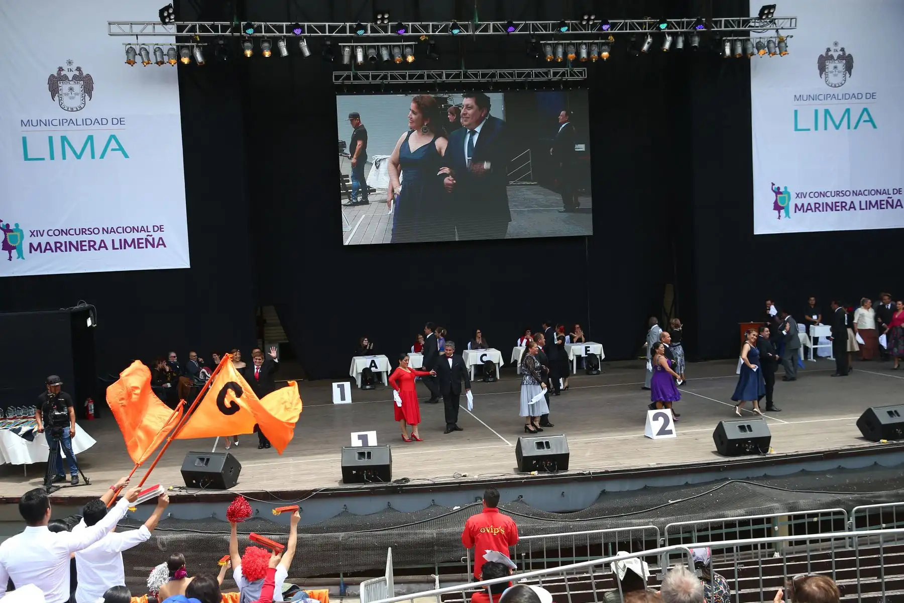 Más de 100 parejas de reconocidas escuelas de baile demuestran sus habilidades artísticas en el XVI Concurso Nancional de Marinera Limeña, en Parque de la Exposición. Foto: ANDINA/Melina Mejía