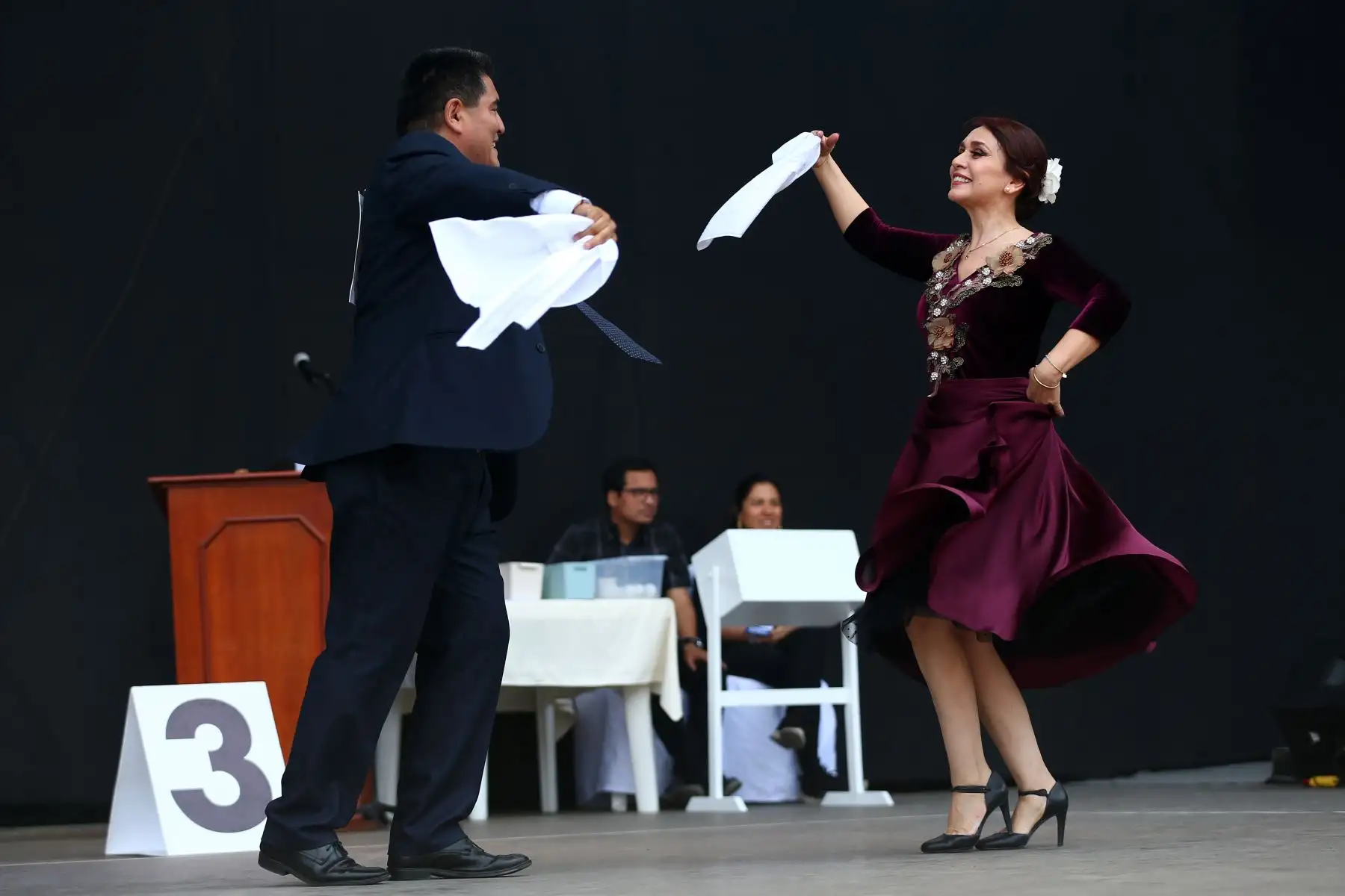 Más de 100 parejas de reconocidas escuelas de baile demuestran sus habilidades artísticas en el XVI Concurso Nancional de Marinera Limeña, en Parque de la Exposición. Foto: ANDINA/Melina Mejía