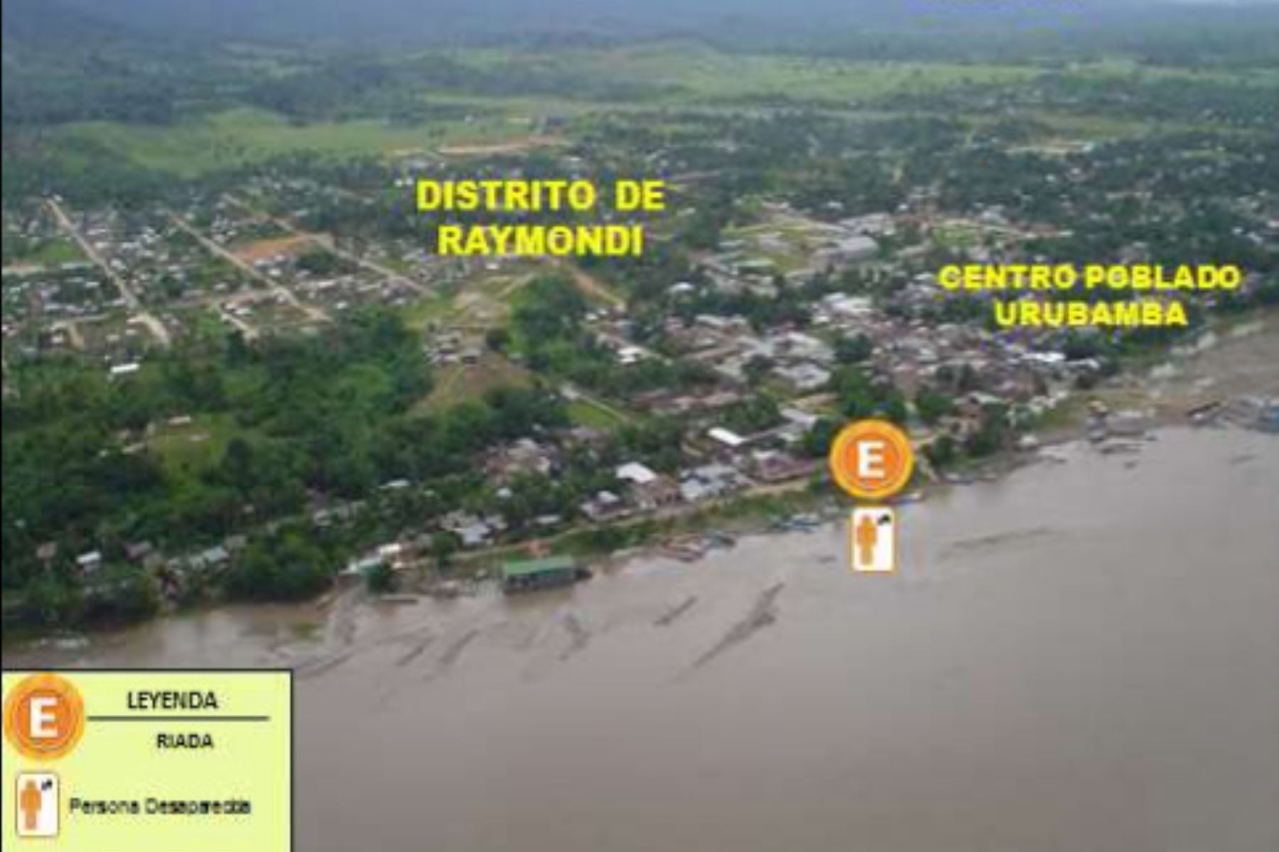 Dos menores desaparecieron producto de la crecida de río en el puerto del centro poblado de Maldonadillo, en la región Ucayali.