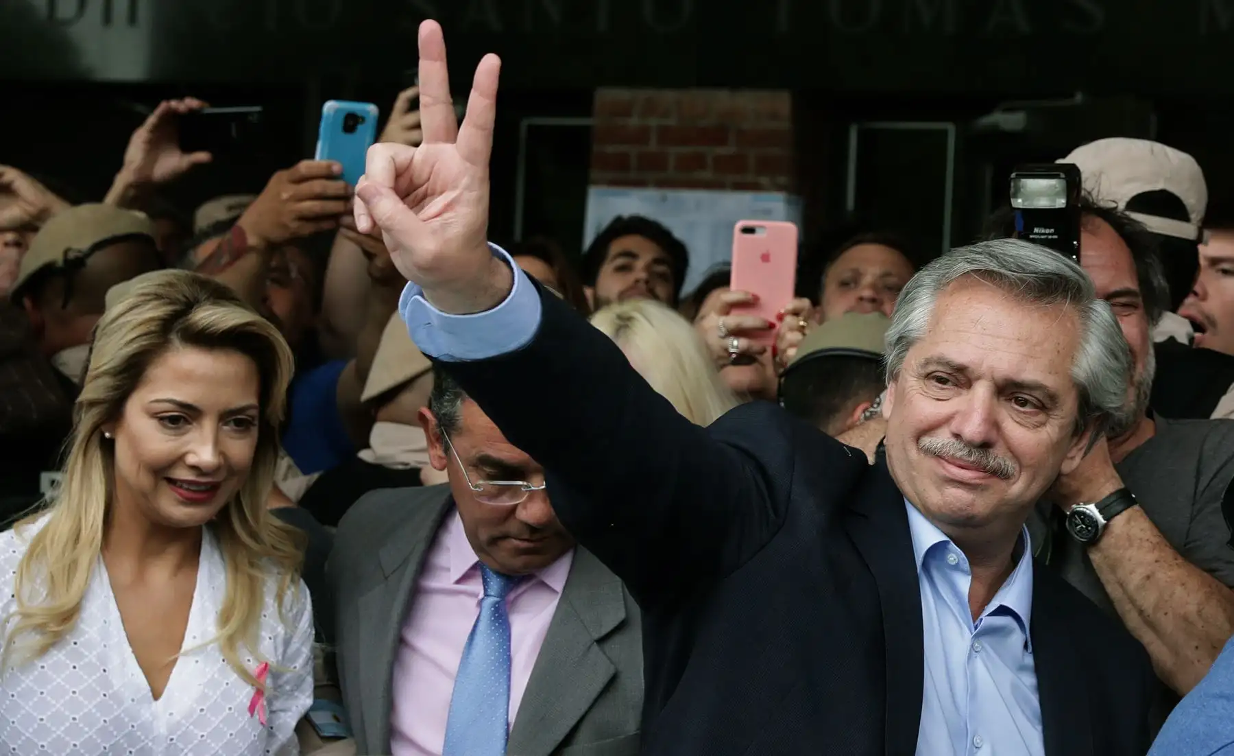Alberto Fernández gana elecciones en Argentina, según primeros datos oficiales.Foto:AFP