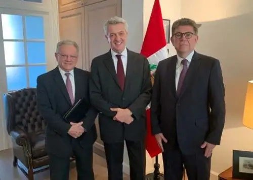 Canciller Gustavo Meza-Cuadra se reunió con el Alto Comisionado de las Naciones Unidas para los Refugiados (Acnur), Filippo Grandi,