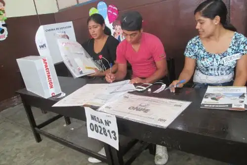 El 26 de enero deberán acudir a las urnas 6,080 jóvenes de la región Áncash para elegir a los nuevos congresistas. Foto: ANDINA/Gonzalo Horna