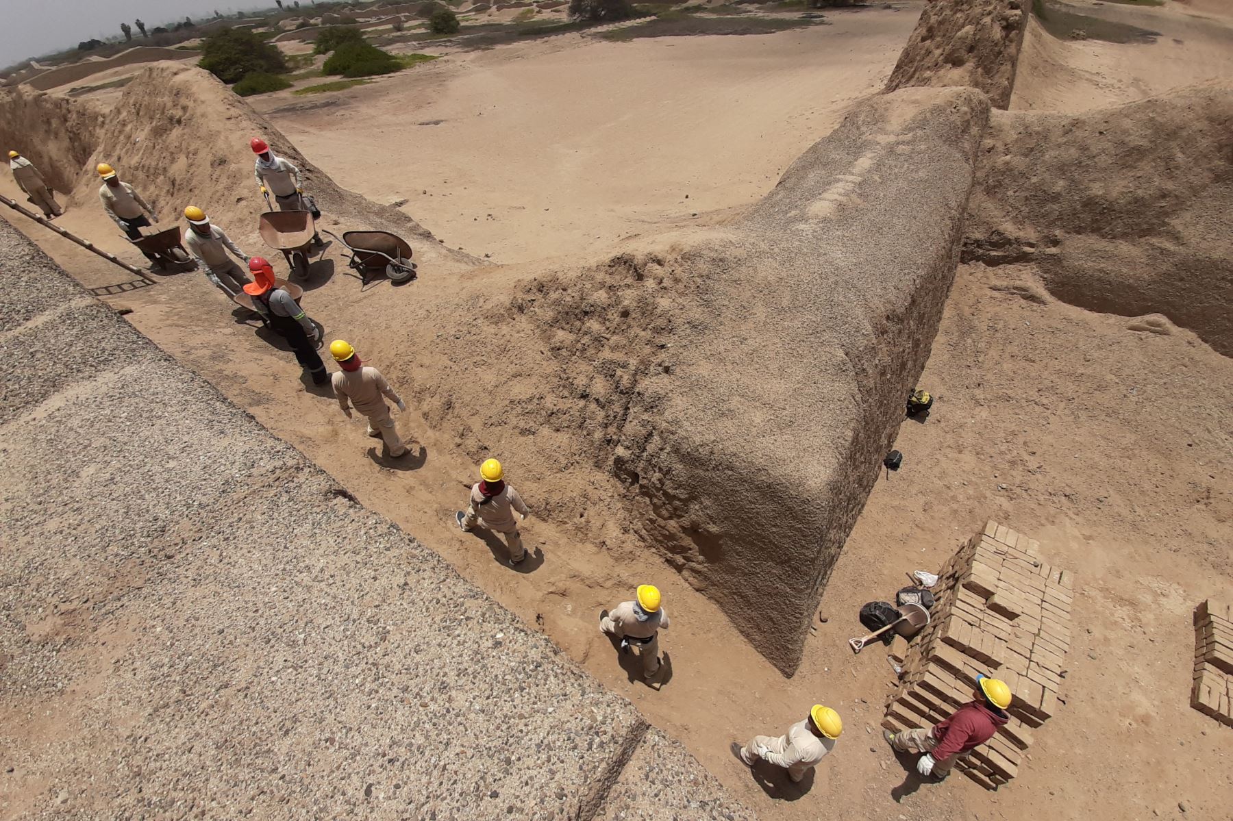 Inician plan de mantenimiento y protección en complejo arqueológico Chan Chan, en Trujillo. ANDINA/Difusión