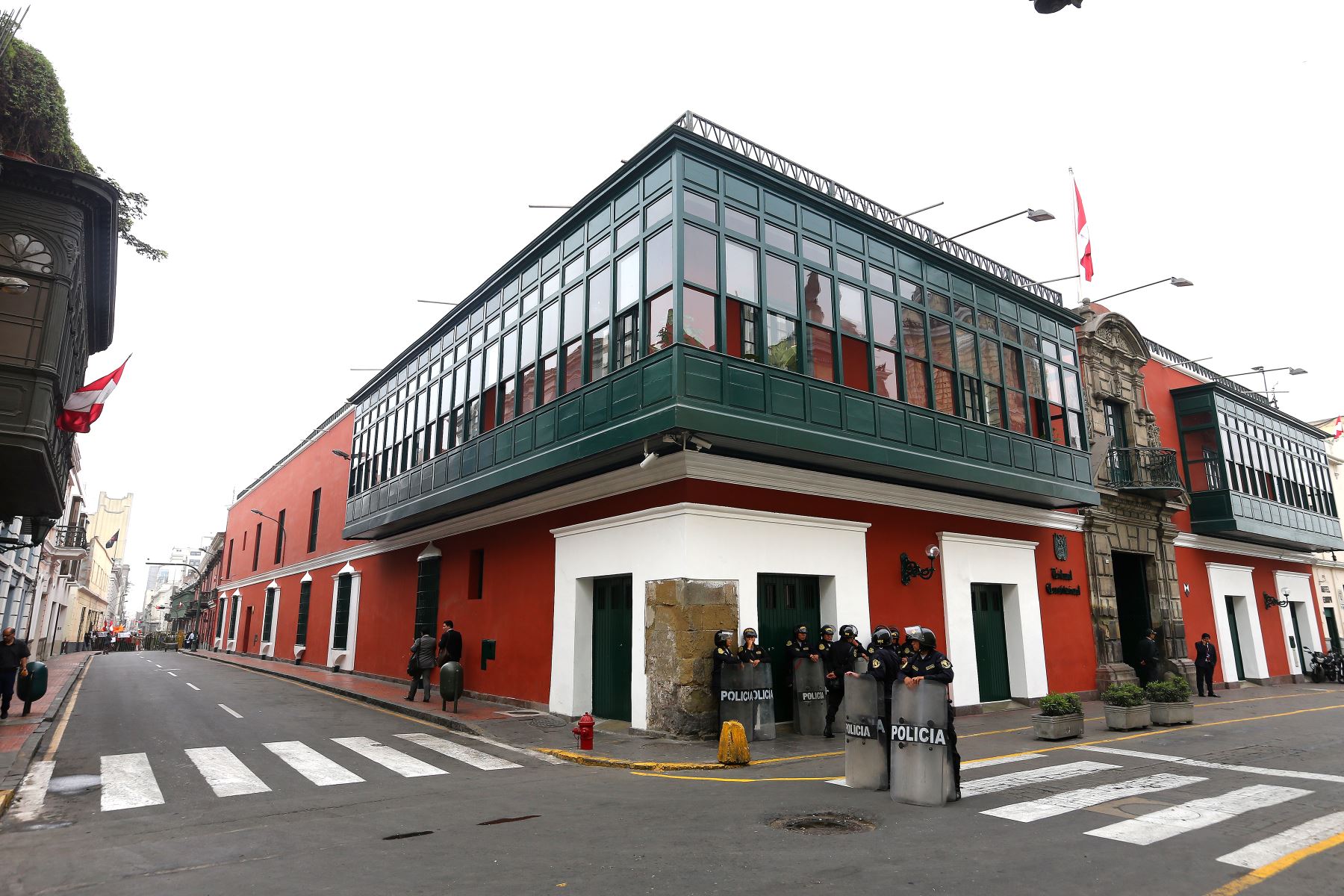 Sede del Tribunal Constitucional en el Centro Histórico de Lima. ANDINA/Héctor Vinces