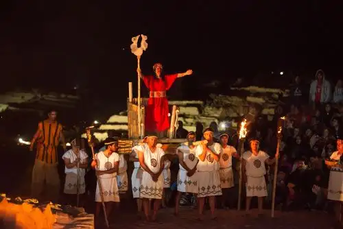Así celebró Caral los 25 años del inicio de investigaciones en sitio arqueológico. ANDINA/Difusión