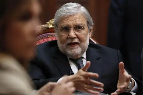 Magistrado Ernesto Blume, presidente del Tribunal Constitucional.