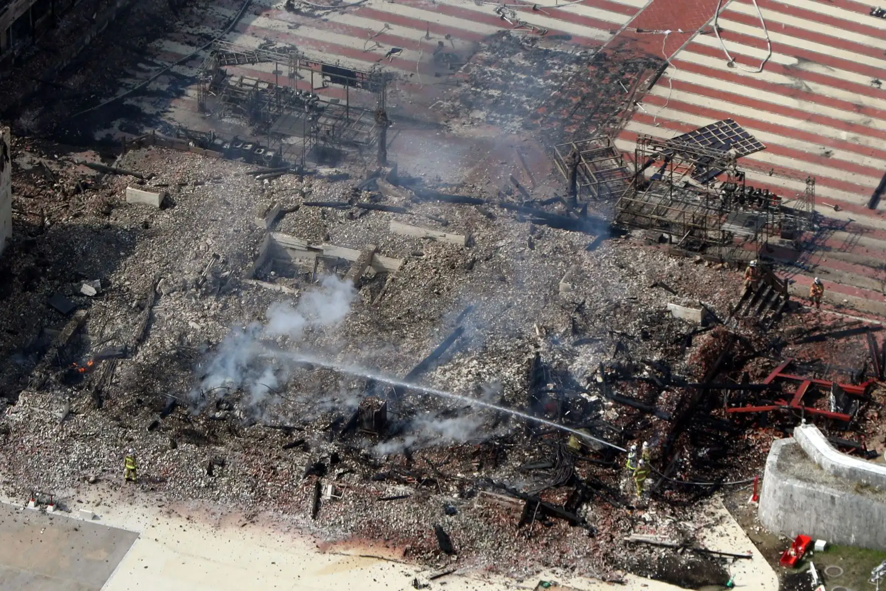 El castillo de Shuri, ubicado en el archipiélago de Okinawa, en Japón, fue destruído por el fuego. En el año 2000 fue declarado Patrimonio de la Huminidad y está protegido por la Unesco. Foto: EFE