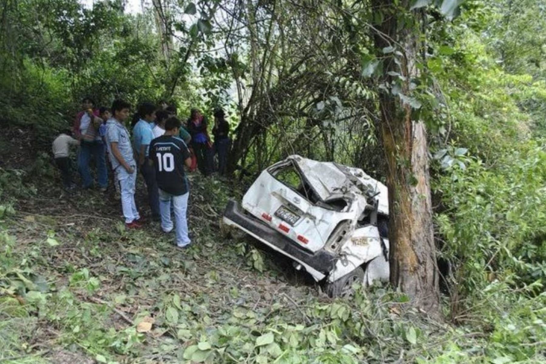 Un menor muerto y otros cuatro adolescentes heridos deja accidente vial en la sierra de Áncash. ANDINA/Difusión