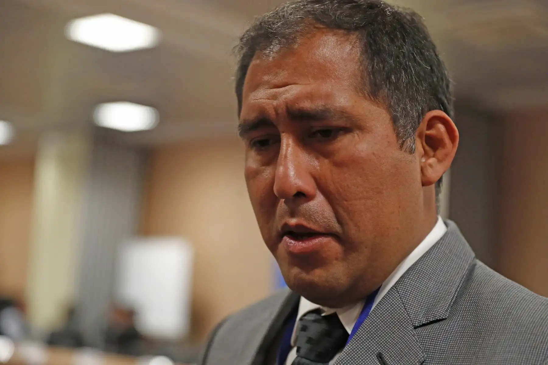 Gobernador regional de Áncash, Juan Carlos Morillo Ulloa. ANDINA/Carlos Lezama