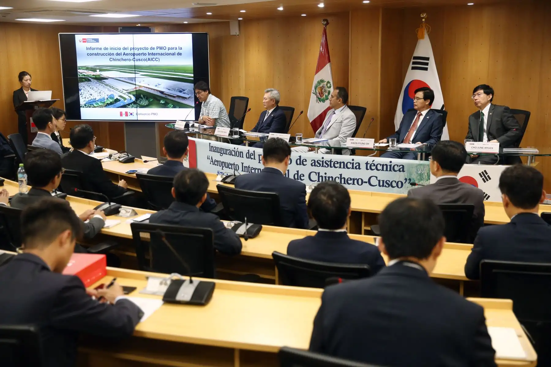 Informe del inicio del proyecto de PMO para la construcción del Aeropuerto Internacional de Chinchero- Cusco. Foto: ANDINA/Vidal Tarqui