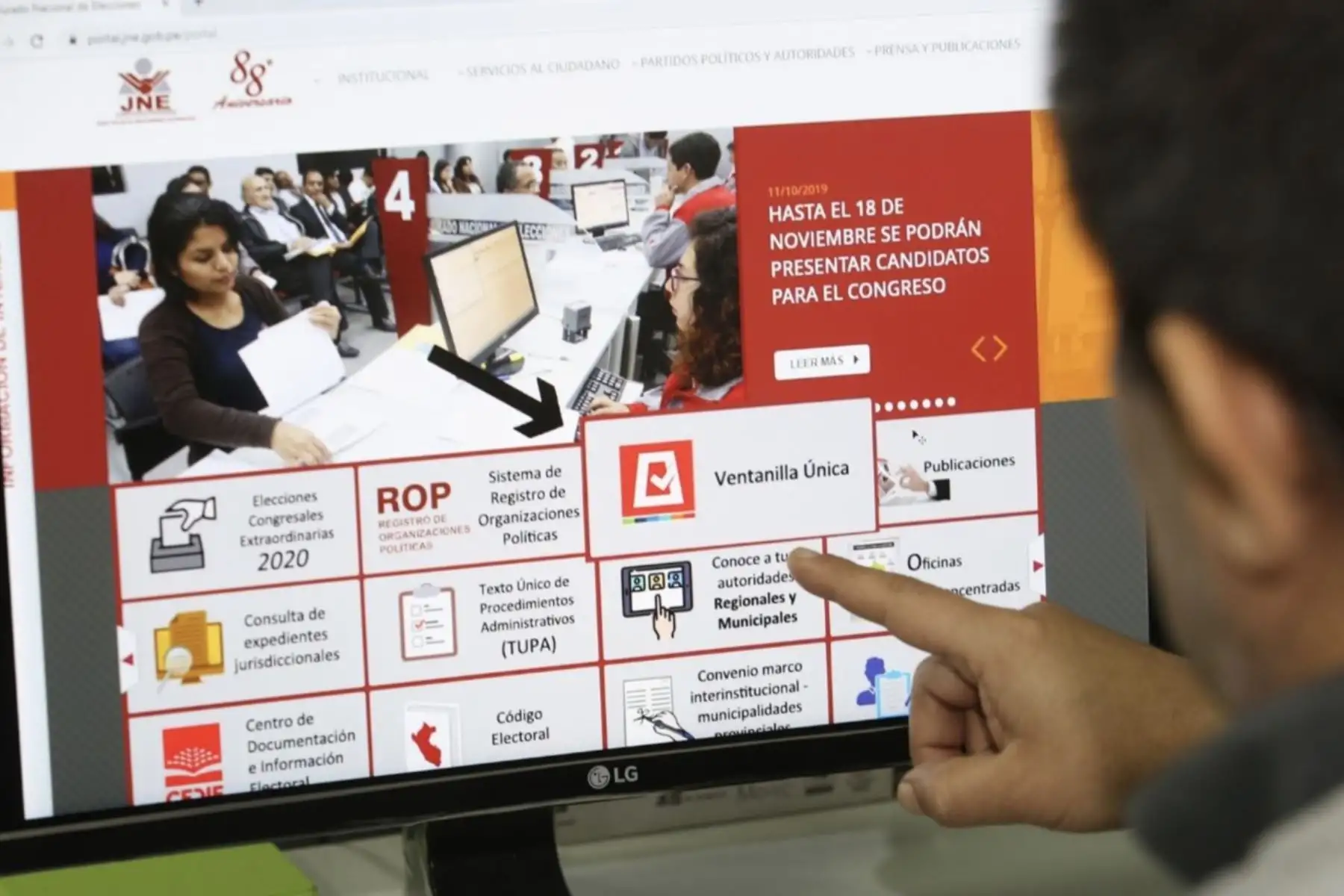 JNE pide a partido revisar antecedentes de candidatos en ventanilla única