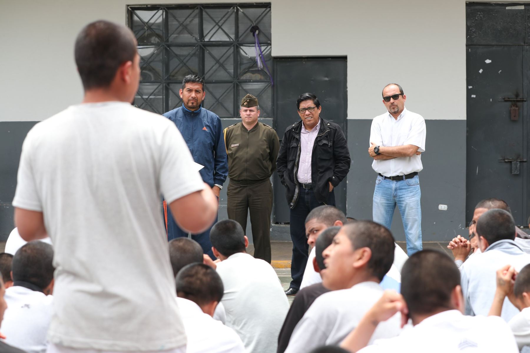 Jefe del Gabinete, Vicente Zeballos, supervisó el tratamiento a los jóvenes infractores del Centro Juvenil de Diagnóstico y Rehabilitación de Lima (ex Maranguita), en el distrito de San Miguel.