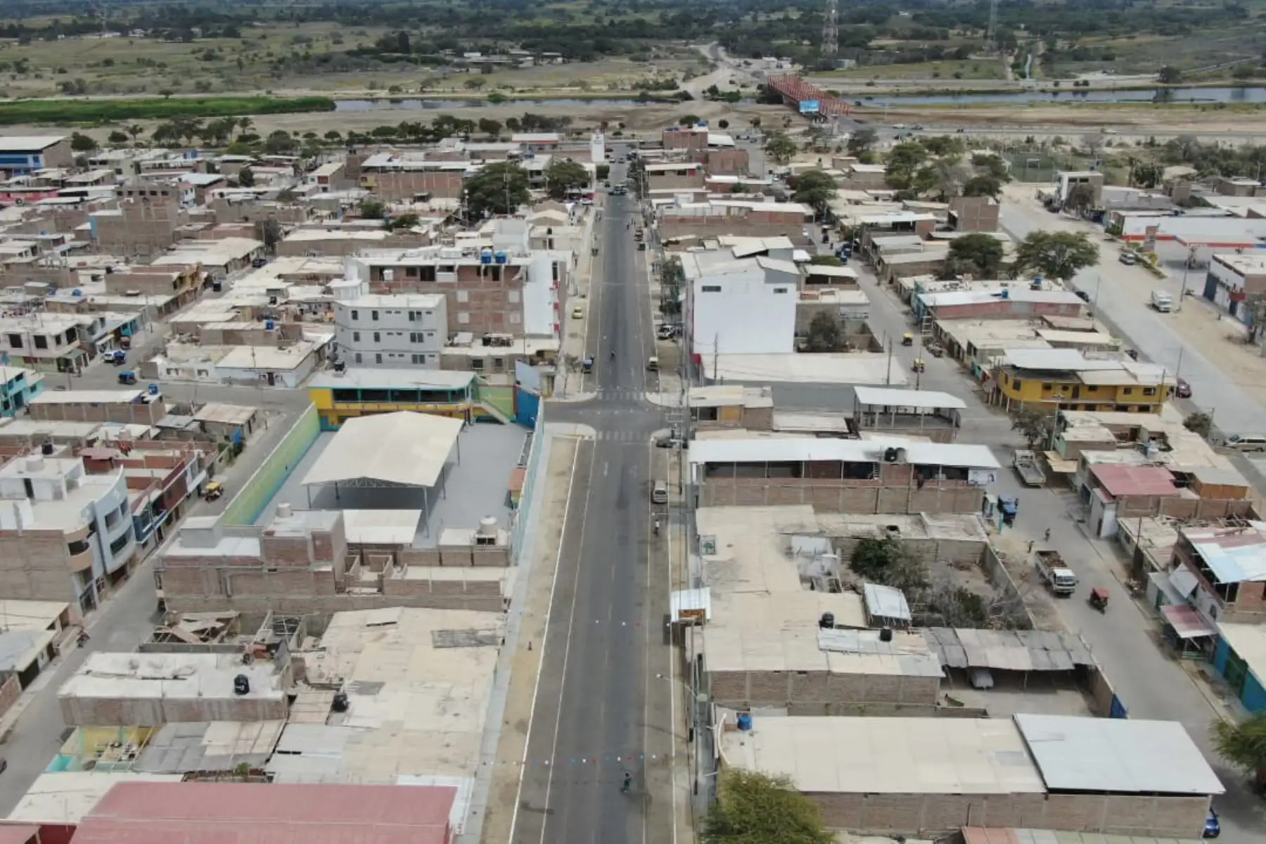 Autoridad para la Reconstrucción con Cambios inaugura obras viales en Sechura, en Piura. ANDINA/Difusión