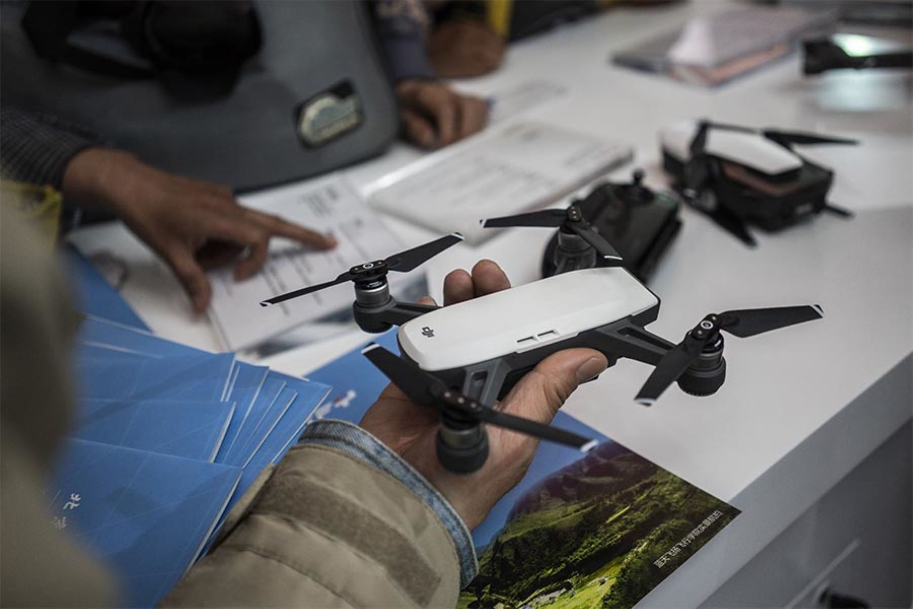 En 2017, el ejército estadounidense prohibió el uso de los drones DJI por motivos de seguridad.  Foto: AFP