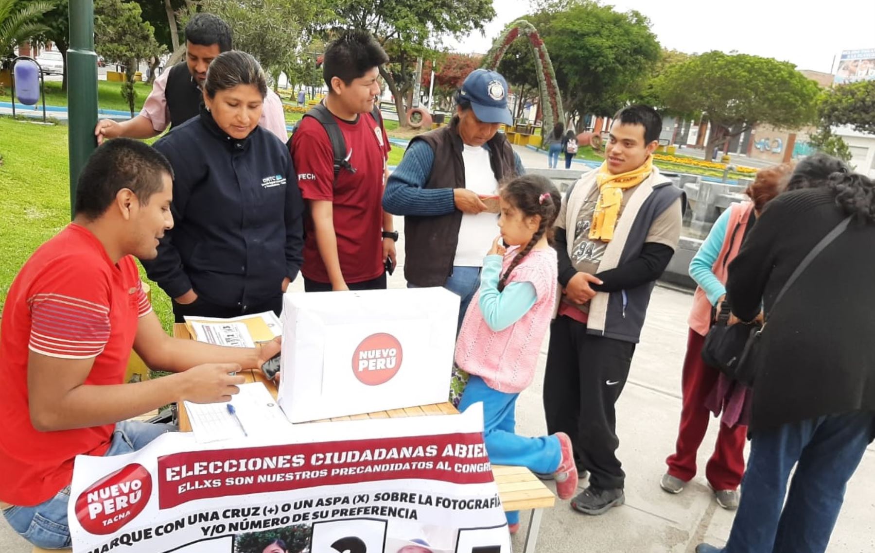 Nuevo Perú realiza elecciones internas para elegir a sus candidatos al Congreso en las elecciones del 26 de enero de 2020.