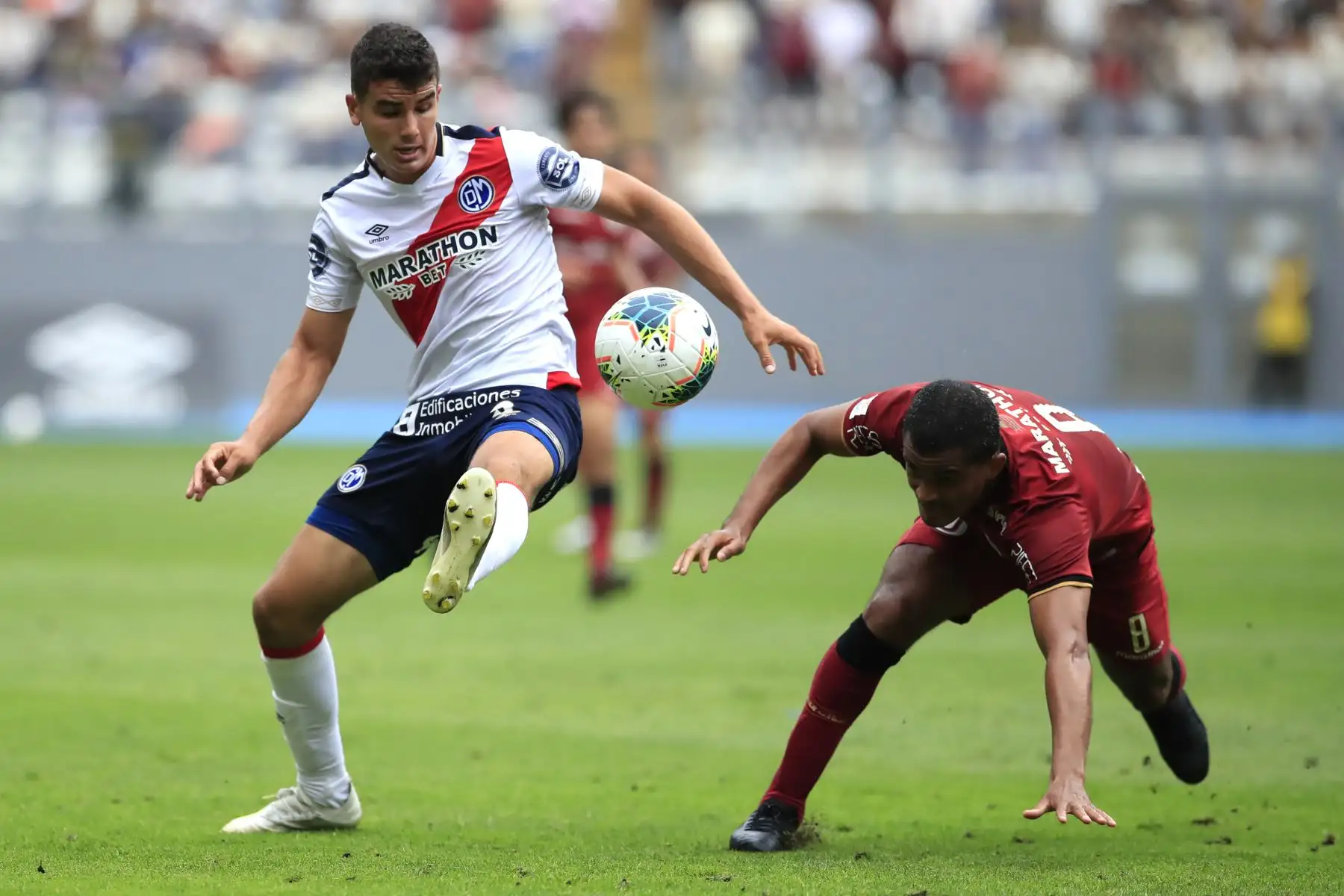 Deportivo Municipal vs Universitario de Deportes jugado en el Estadio Nacional.       


Foto: Andina/Juan Carlos Guzmán Negrini