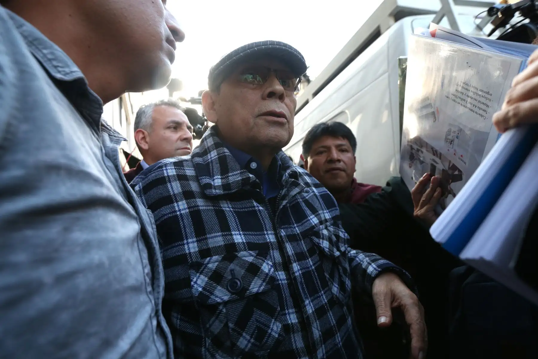 Abogado Alejandro Álvarez Pedroza,  árbitro involucrado  por caso Odebrecht llega al  Poder Judicial, tras anuncio de 18 meses de prisión preventiva contra Humberto Abanto y otros 13 árbitros. 
Foto: ANDINA/Eddy Ramos