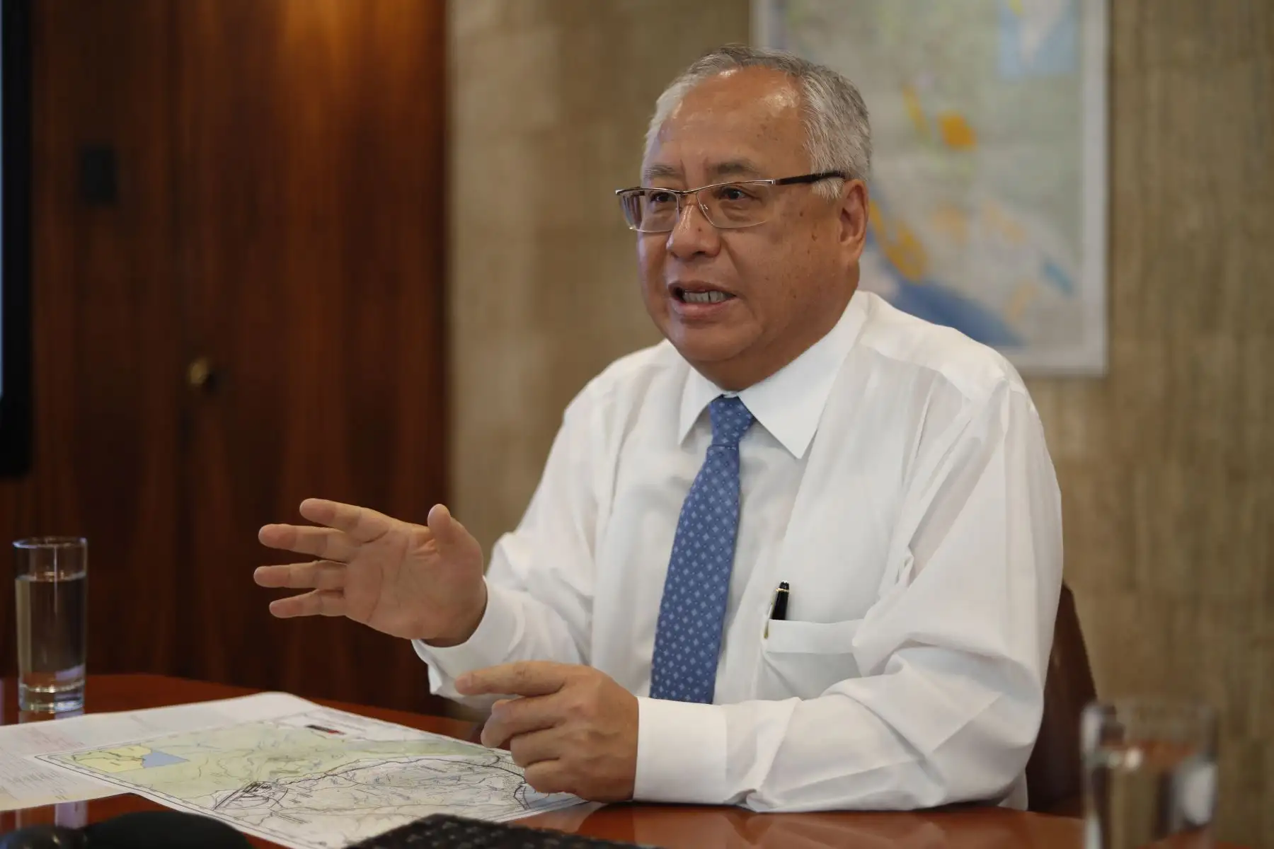 Ministro de Energía y Minas, Carlos Liu. ANDINA/Renato Pajuelo
