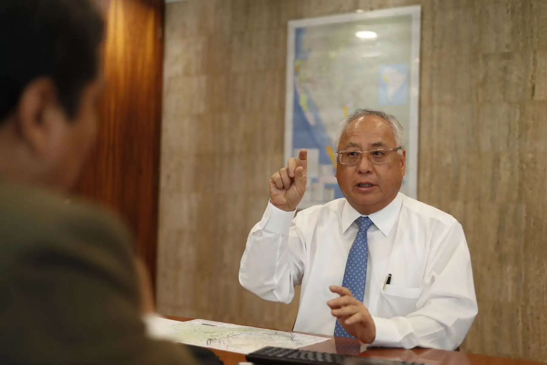 Ministro de Energía y Minas, Juan Carlos Liu. ANDINA/Renato Pajuelo