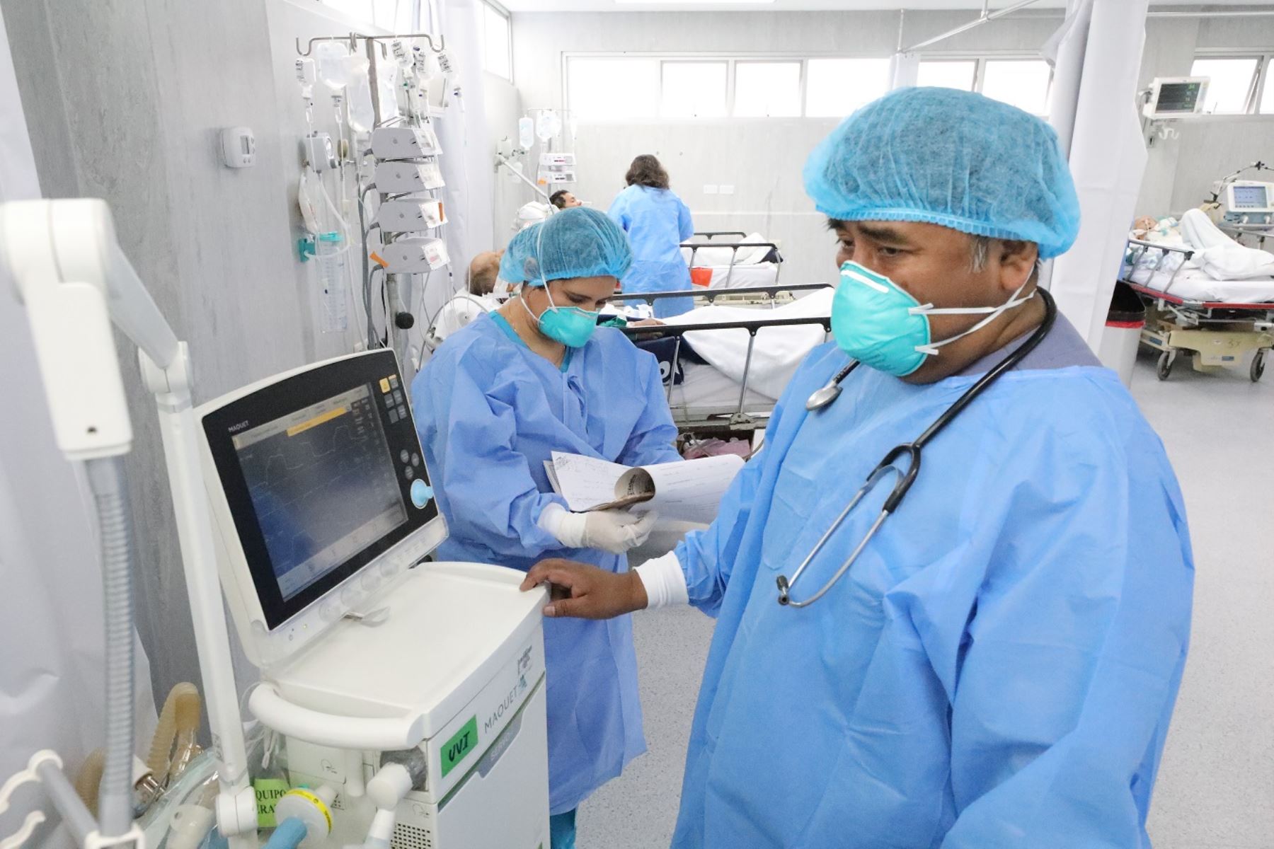 EsSalud renueva equipamiento para pacientes críticos en hospital Angamos. Foto: ANDINA/EsSalud.