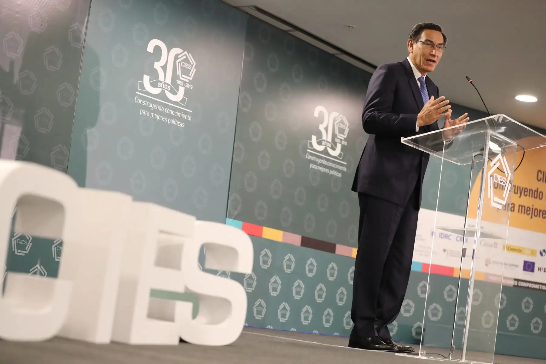 Presidente de la República, Martín Vizcarra, inauguró el XXX Seminario Anual de Investigación del Consorcio de Investigación Económica y Social - CIES 2019.
Foto: ANDINA/Prensa Presidencia