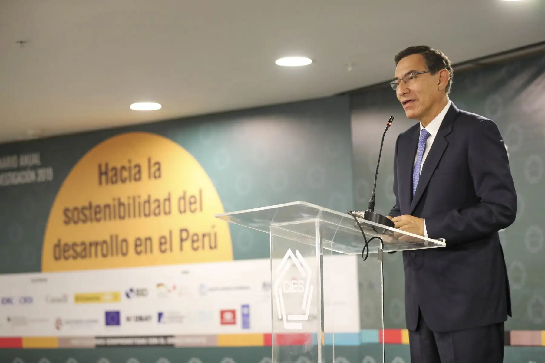 Presidente de la República, Martín Vizcarra, inauguró el XXX Seminario Anual de Investigación del Consorcio de Investigación Económica y Social - CIES 2019.
Foto: ANDINA/Prensa Presidencia
