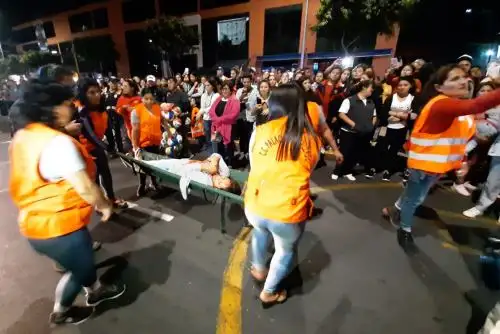 Indeci organiza Simulacro Nacional Mutipeligro para el martes 31 de mayo y pide a la población saber cómo actuar ante posibles emergencias. ANDINA/Difusión
