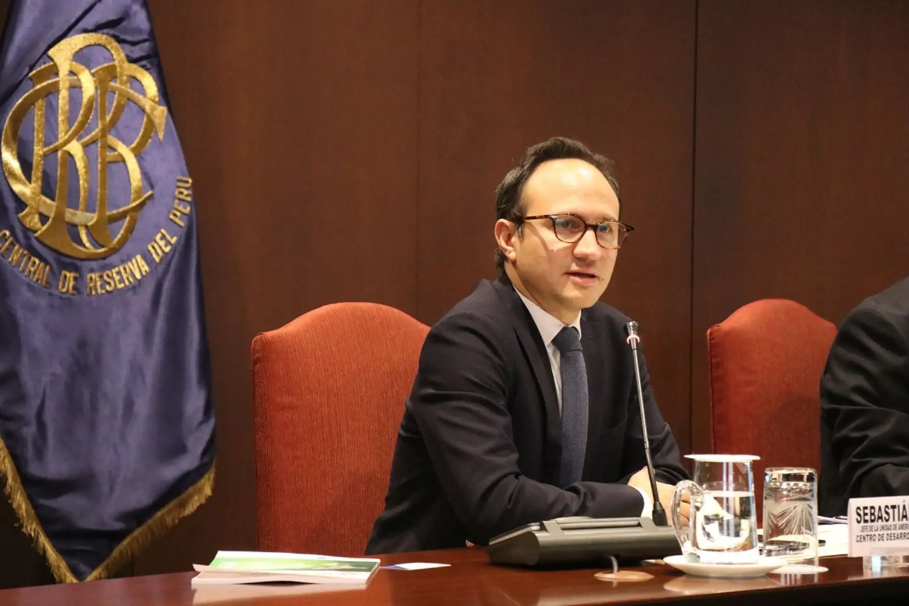 Jefe del Centro de Desarrollo para América Latina y el Caribe de la OCDE, Sebastián Nieto Parra.