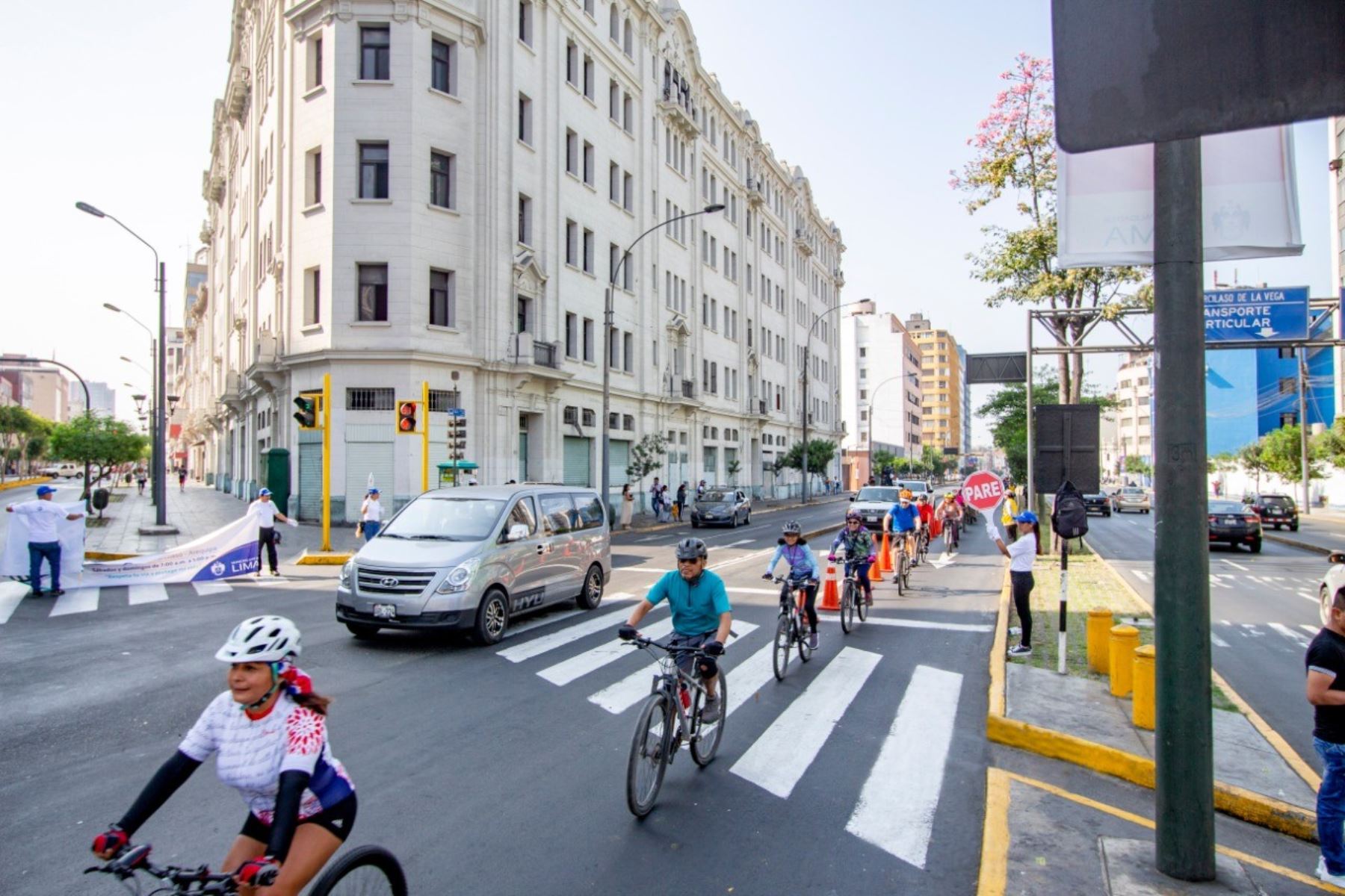 Municipio de Lima realiza hoy prueba de ciclovía en corredor Tacna-Garcilaso. Foto: ANDINA/Difusión.
