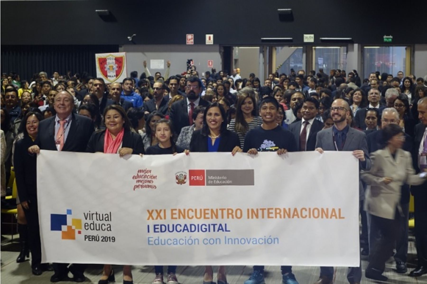 Ministra de Educación, Flor Pablo, Inauguró XXI Encuentro Internacional Virtual Educa Perú 2019