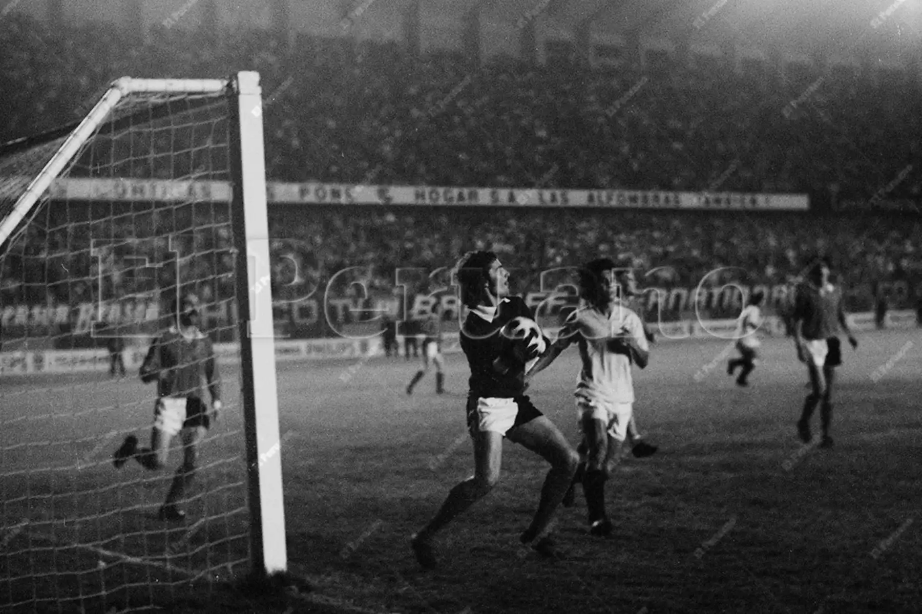 Lima 17 de mayo 1972 / Universitario de Deportes igualó sin goles con Independiente de Avellaneda en la primera final de la Copa Libertadores en el Estadio Nacional. 
Foto: Archivo Histórico de El Peruano