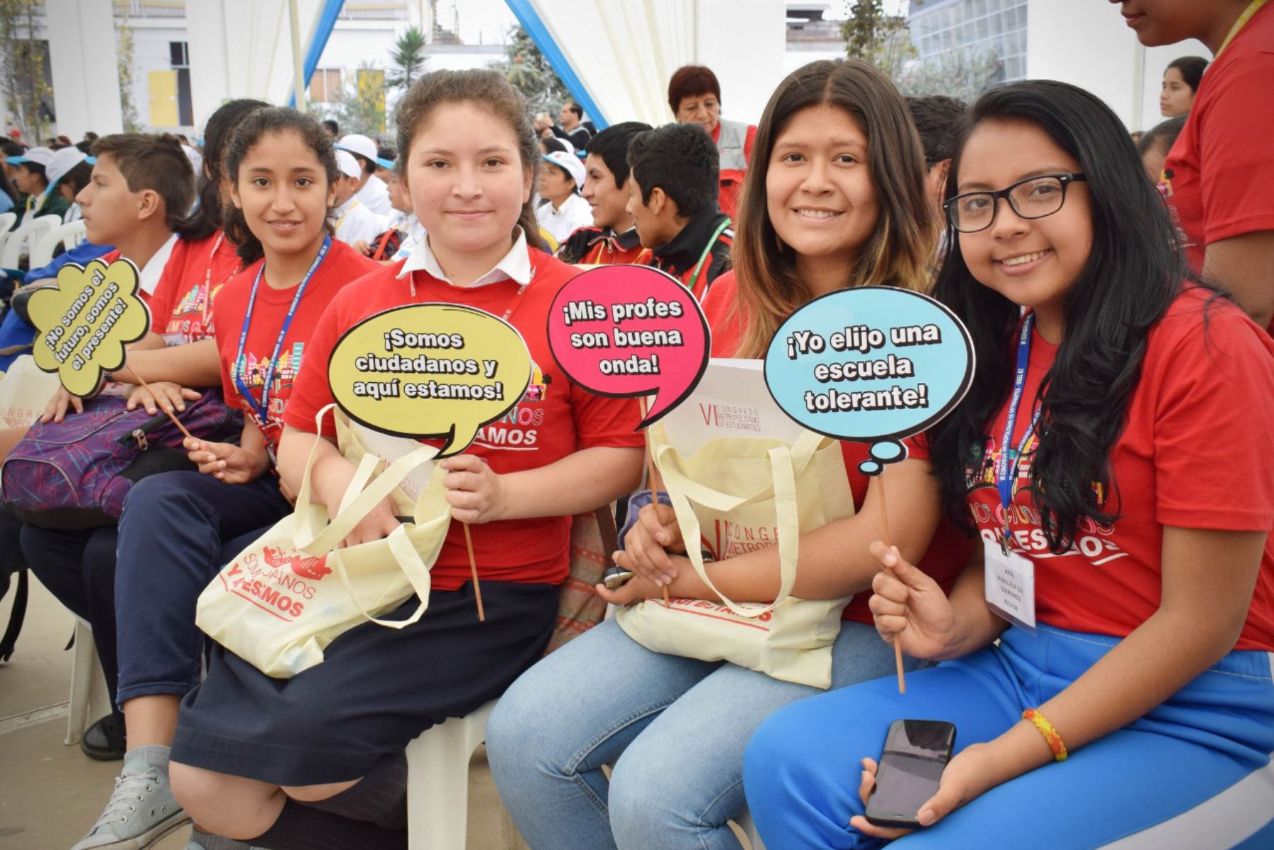 Escolares limeños se reunirán este viernes en congreso estudiantil. Foto: Andina/difusión