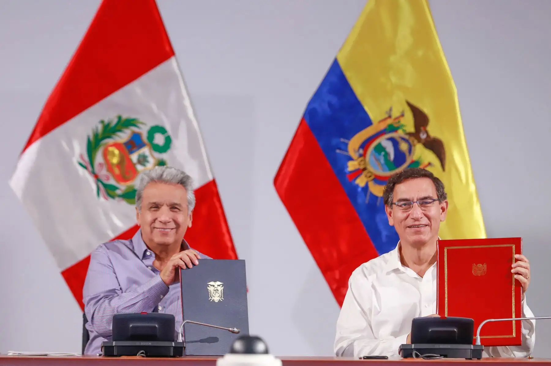 Encuentro Presidencial y XIII Gabinete Binacional Perú – Ecuador en Tumbes. Foto: ANDINA/ Prensa Presidencia