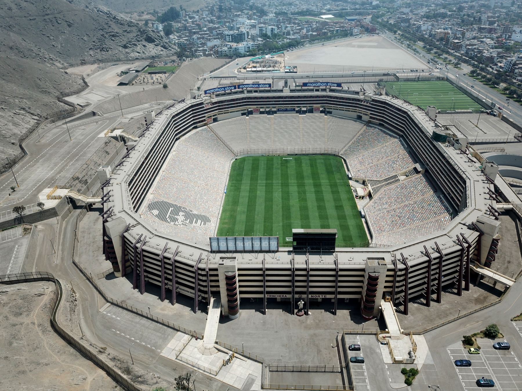 Estadio Monumental de Universitario de Deportes en Ate.

Foto: ANDINA/Juan Carlos Guzmán Negrini.