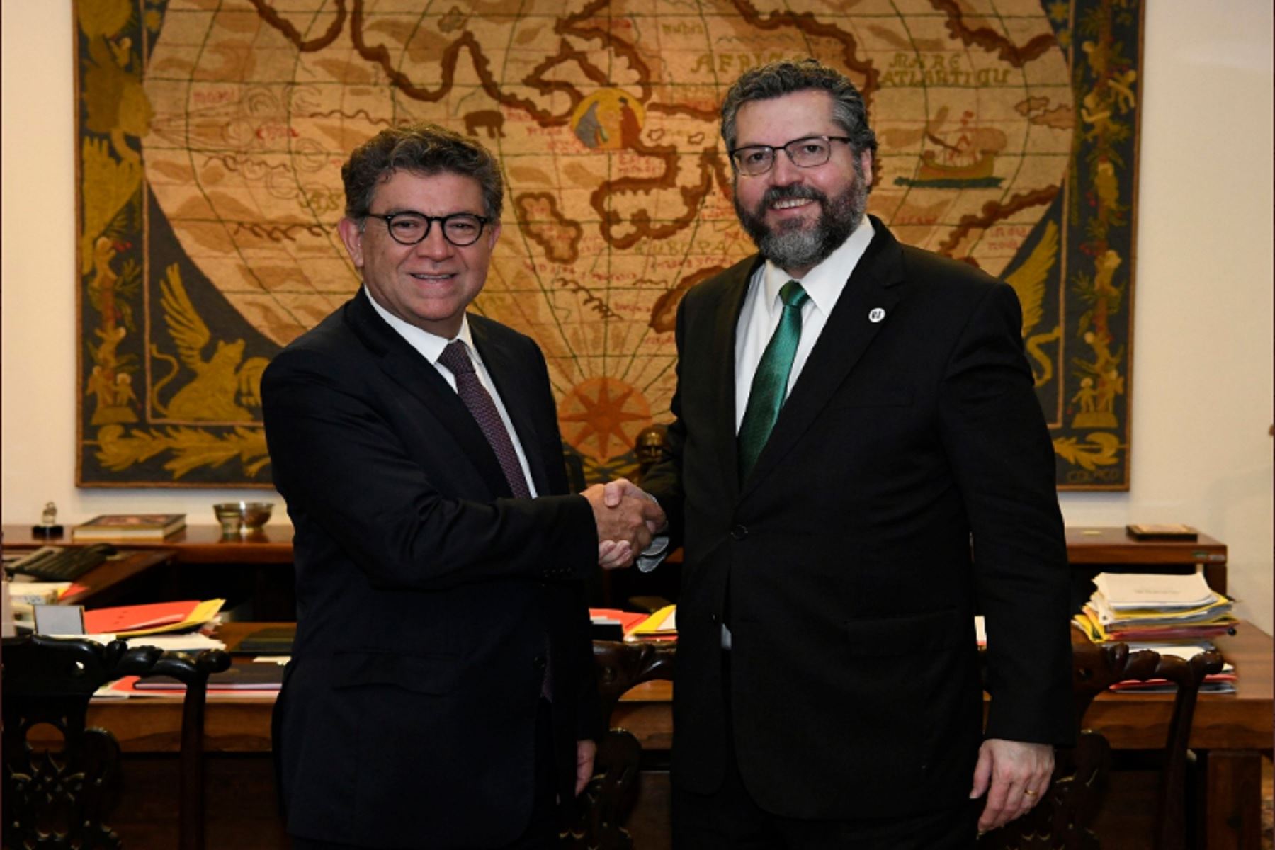 Canciller se reunió con su homólogo brasileño y abordaron agenda bilateral